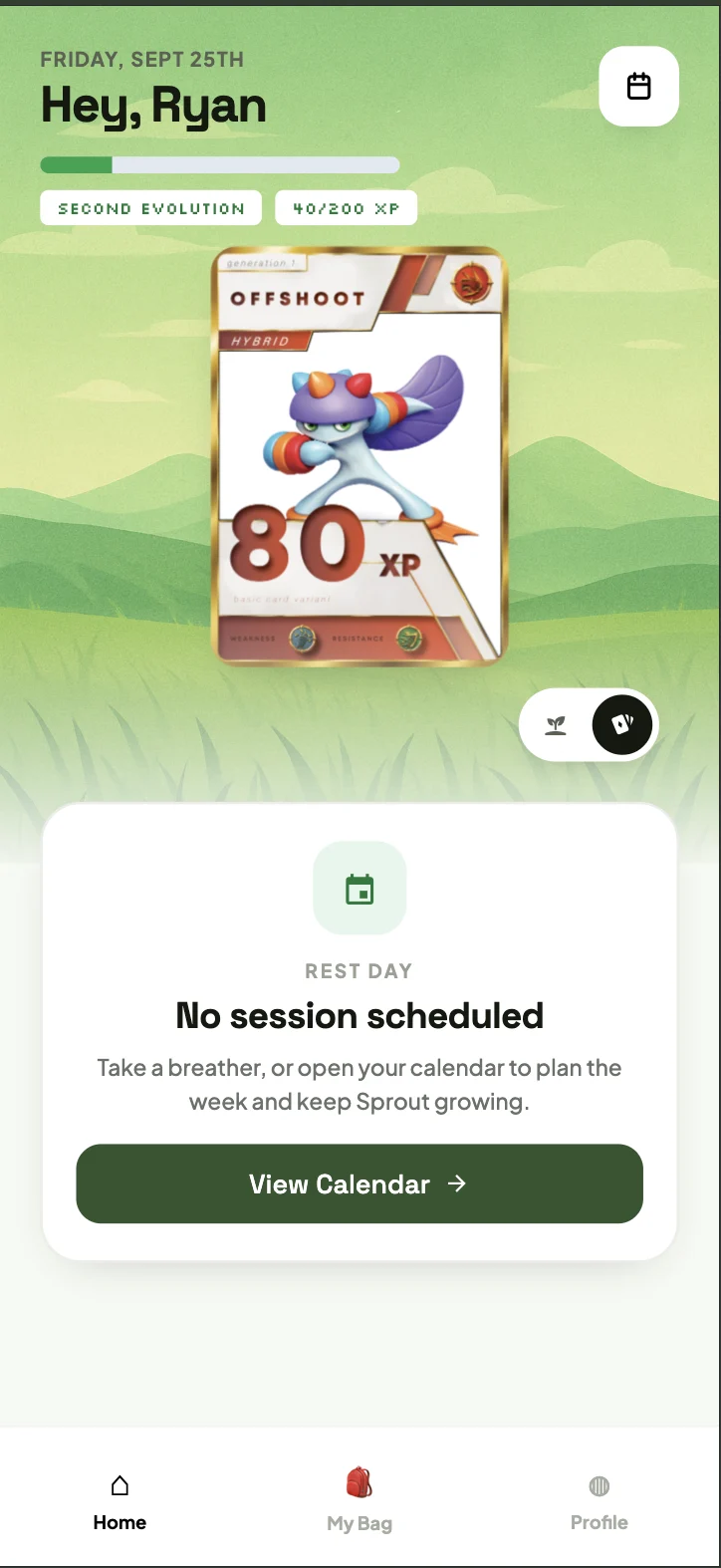 Flexcel Eve card